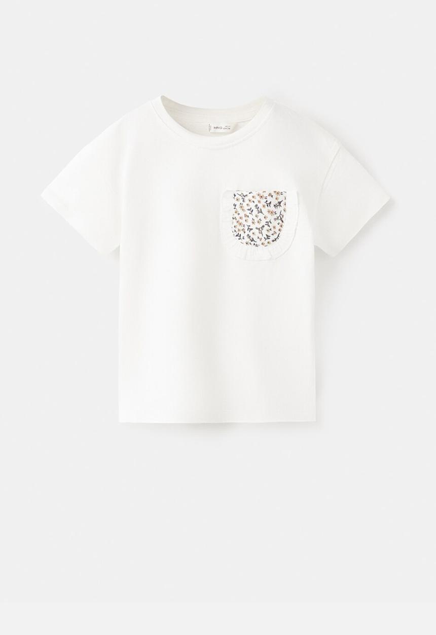MANGO - T-Shirt VALERIA - Natural