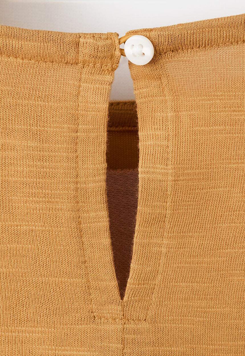 MANGO - T-Shirt BLUSI - Dark Yellow