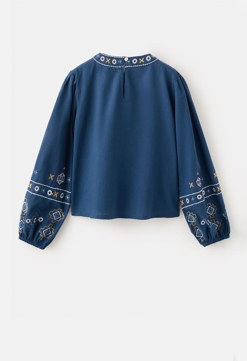 MANGO - Blouse RANIA - Navy