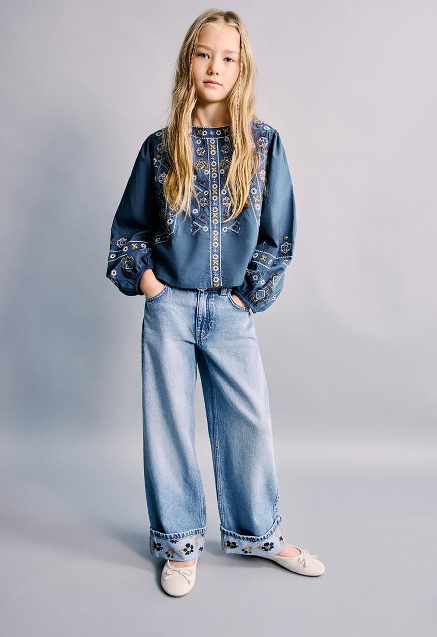 MANGO - Blouse RANIA - Navy