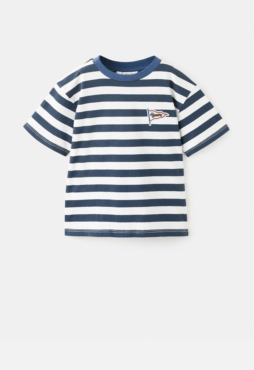 MANGO - T-Shirt FREGATA - Navy