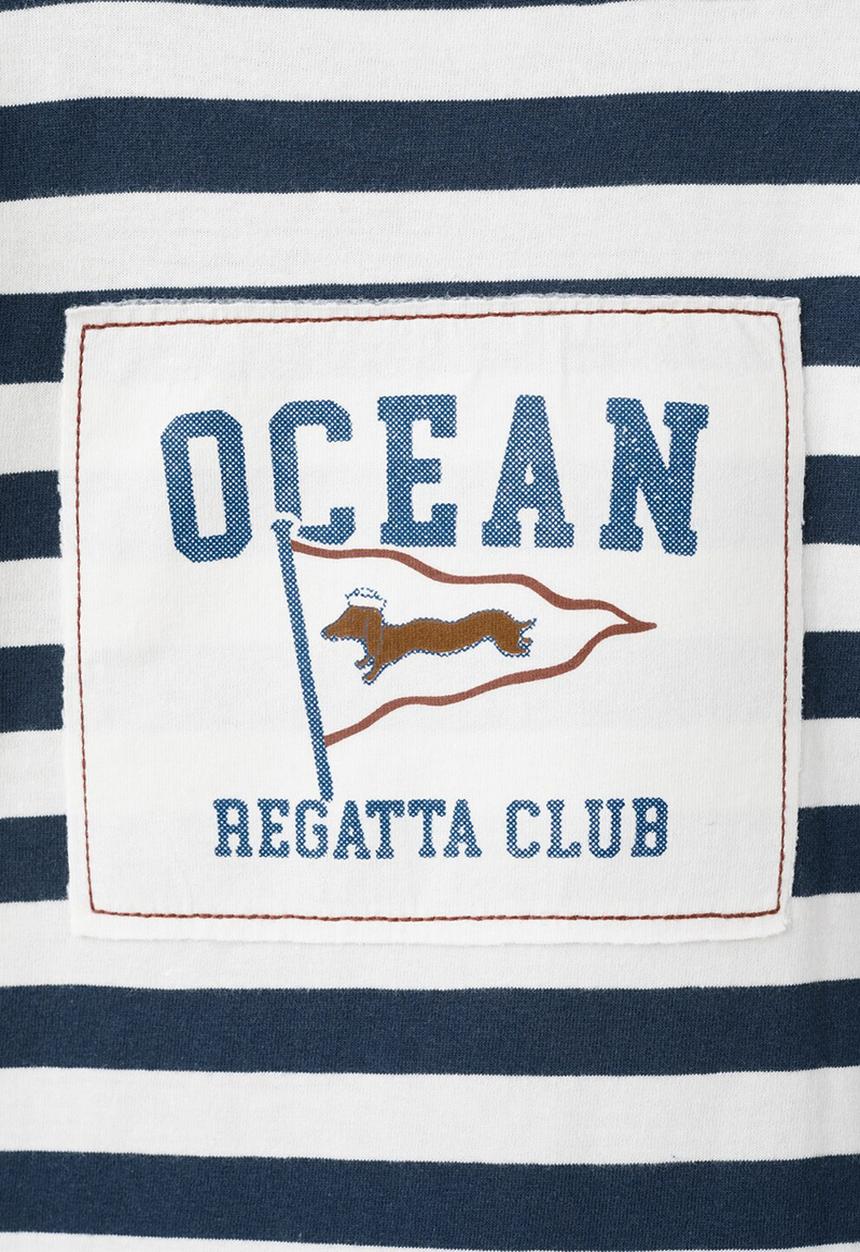 MANGO - T-Shirt FREGATA - Navy