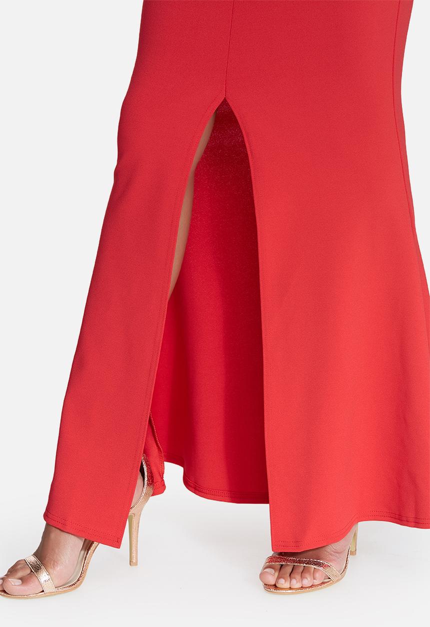 Missguided - Front strappy fishtail maxi dress