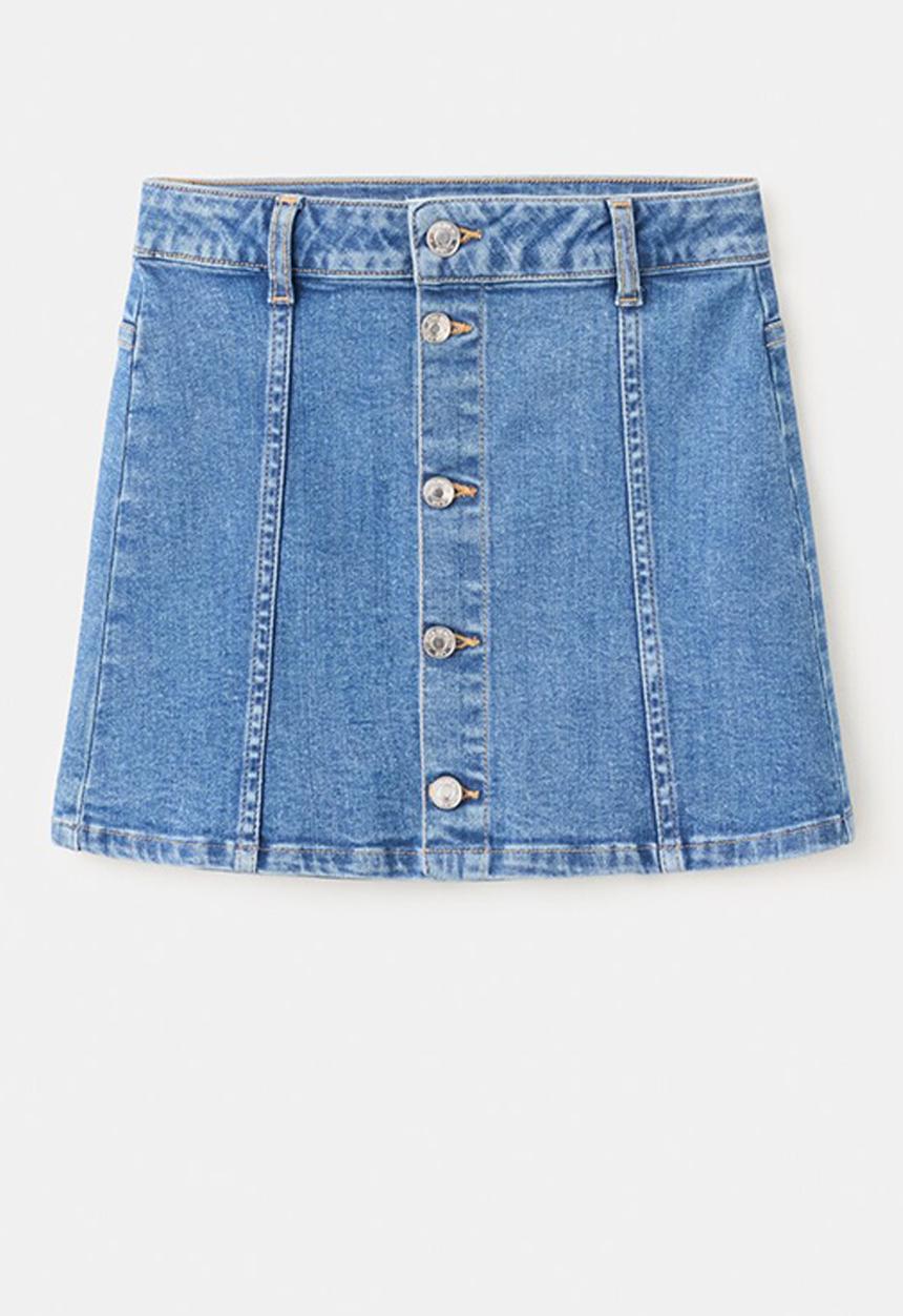 MANGO - Skirt LILY - Open Blue