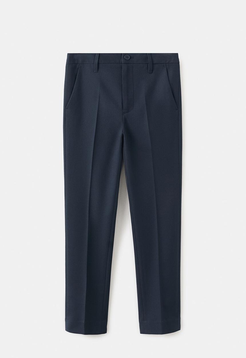 MANGO - Trousers Raip - navy