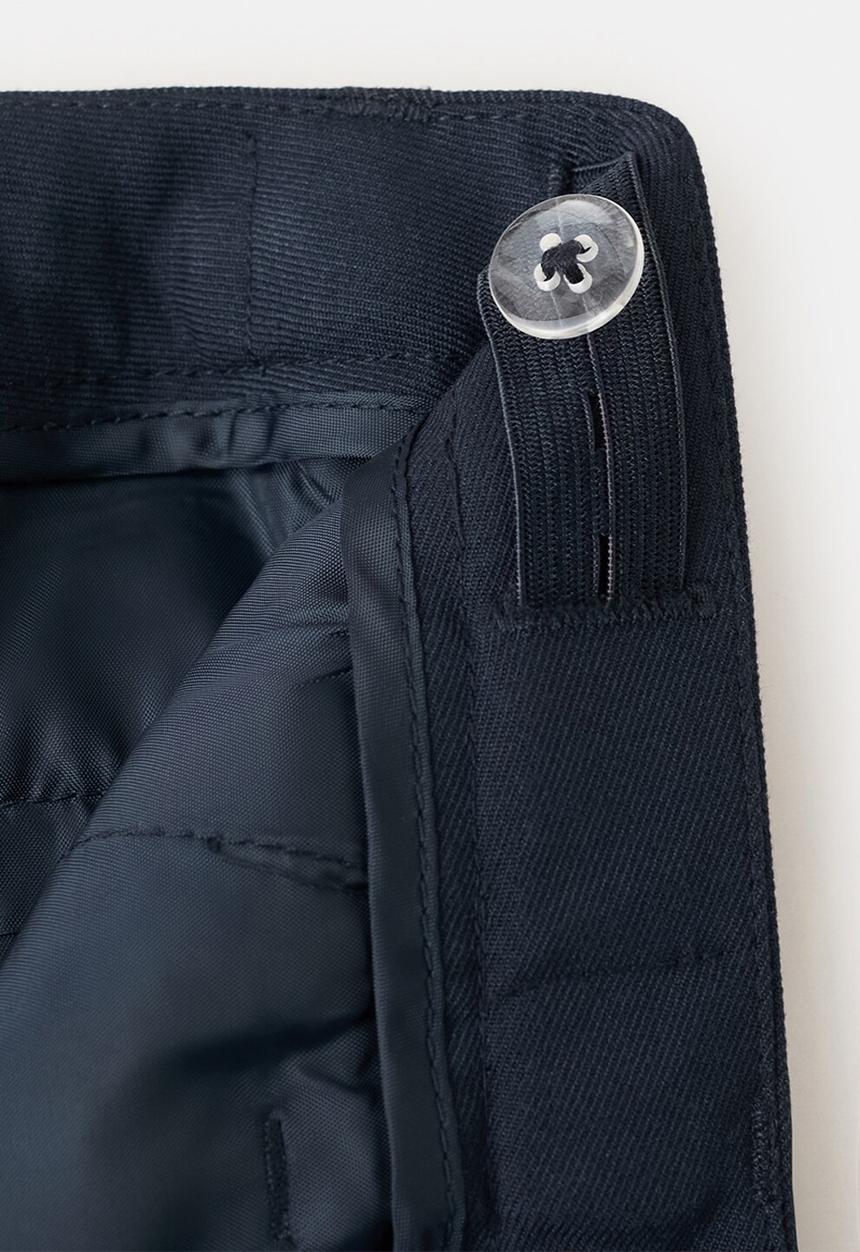 MANGO - Trousers Raip - navy