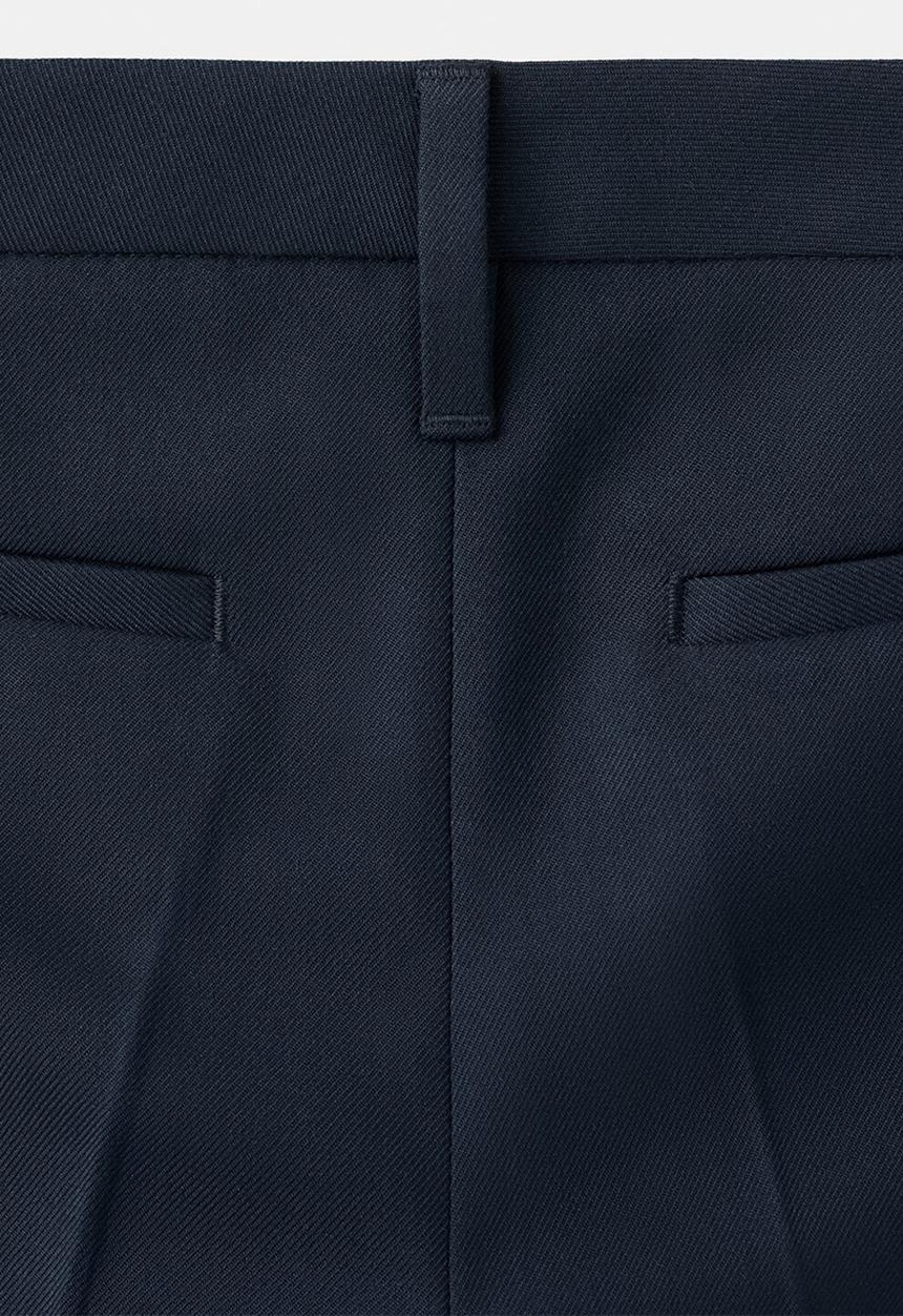 MANGO - Trousers Raip - navy