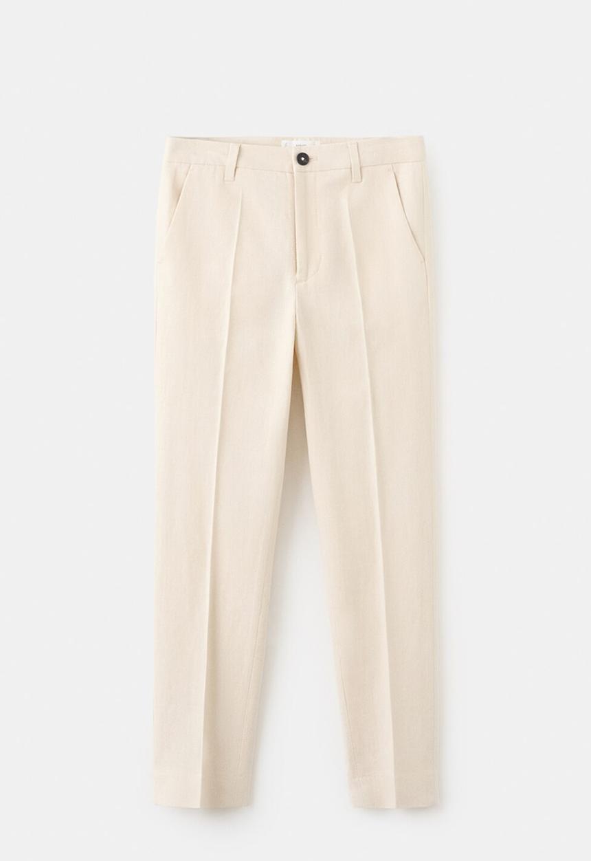 MANGO - Trousers RIOP - Light Beige
