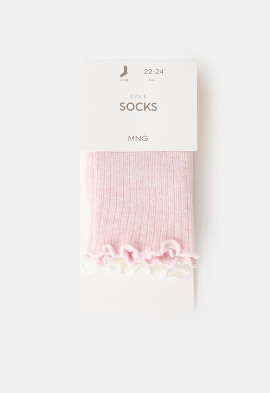 MANGO - Calcetines - Pink