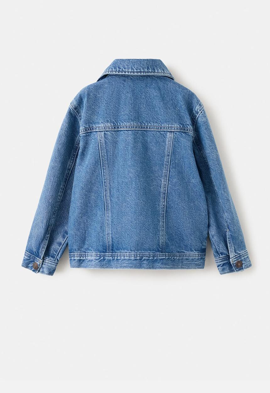 MANGO - Jacket DIEGO - Open Blue