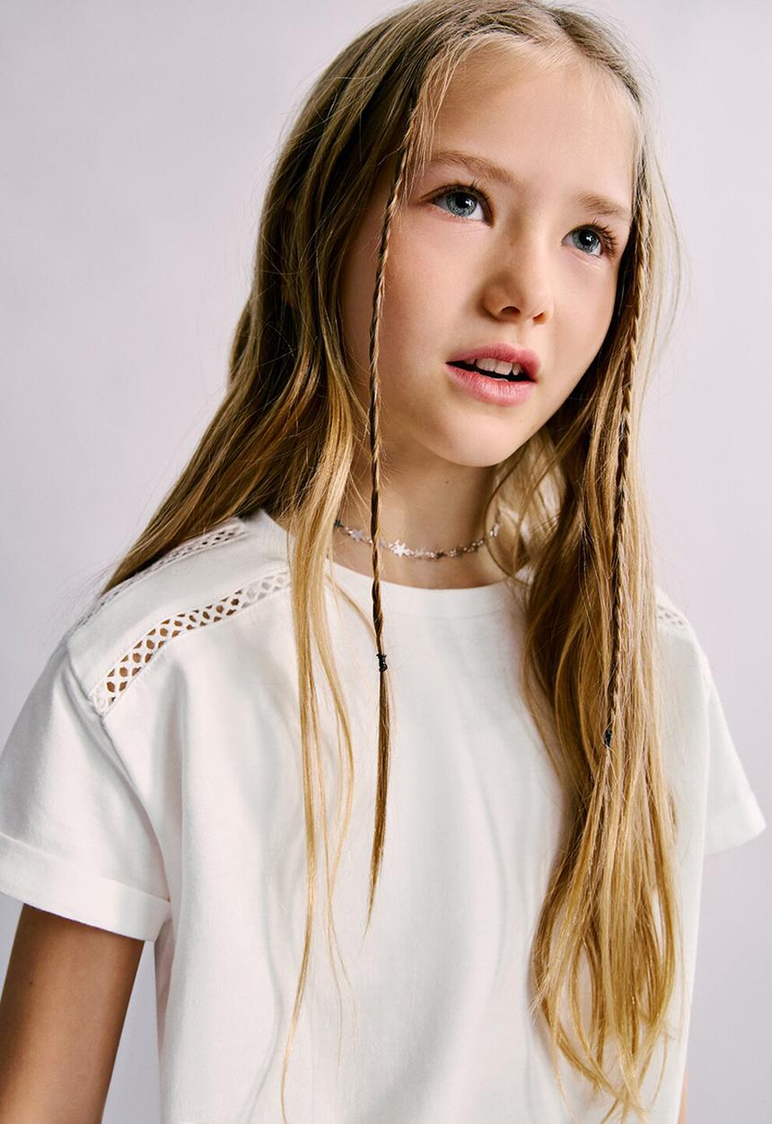 MANGO - T-Shirt ELLIE - Natural