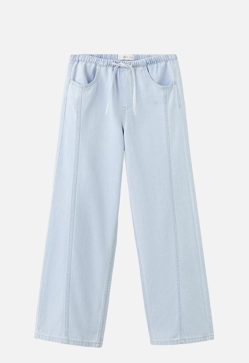MANGO - Jeans Relax - open blue