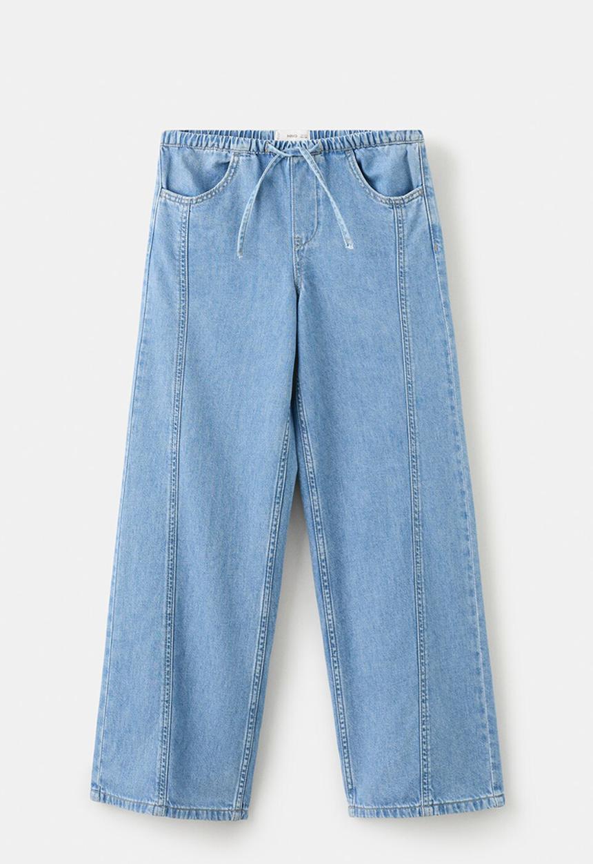 MANGO - Jeans RELAX - Open Blue