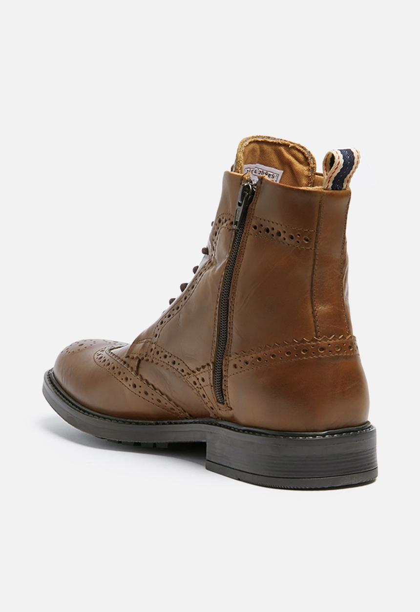 Jack & Jones - Hugh leather brogue boot