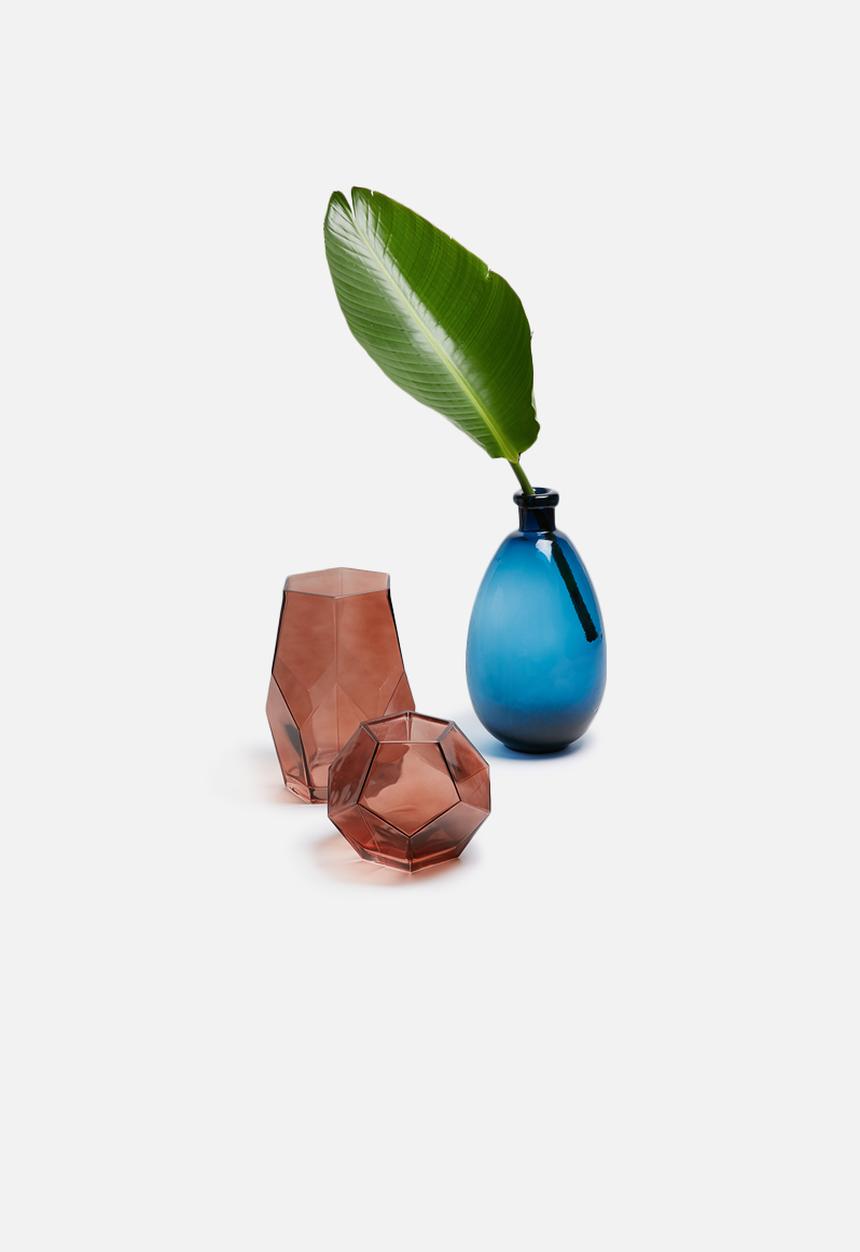 Sarah Jane - Blush hex vase