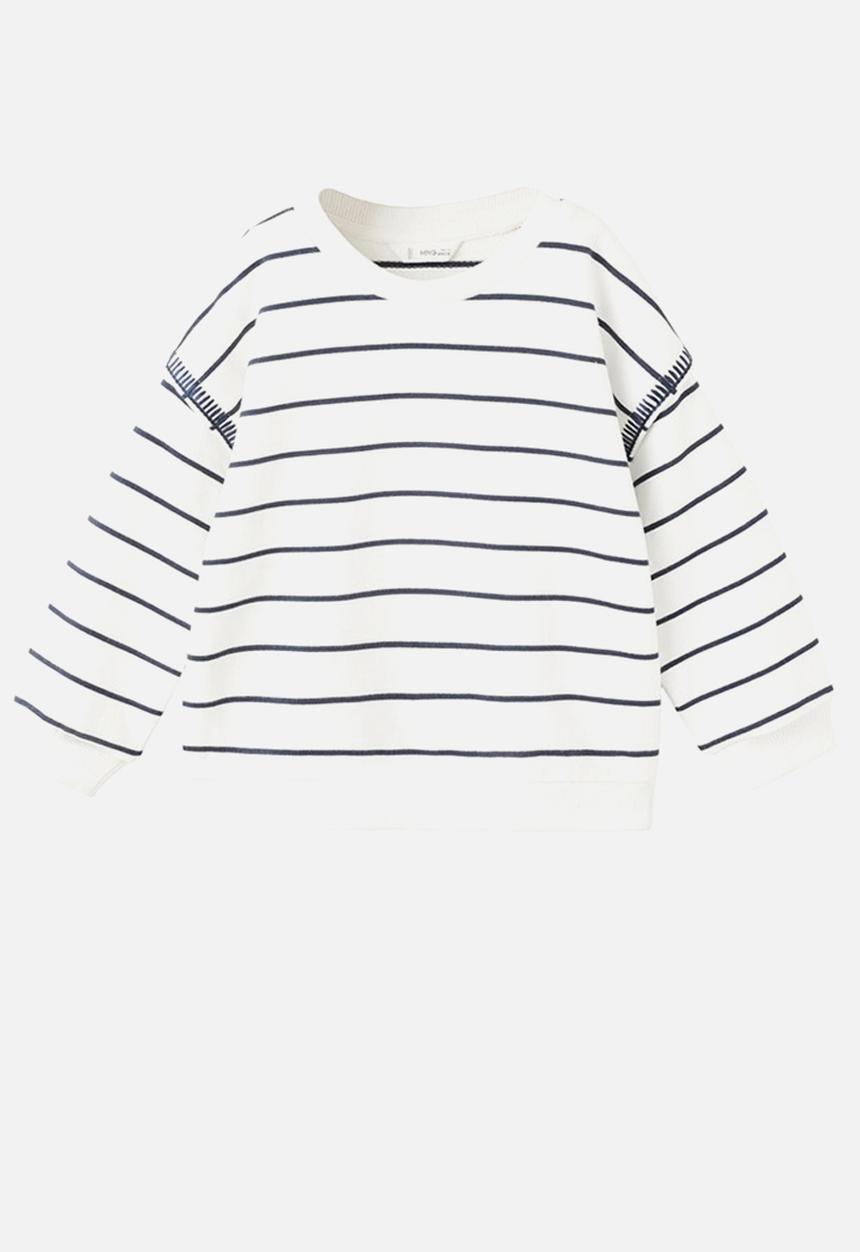 MANGO - Sweatshirt CONTRAST - Natural