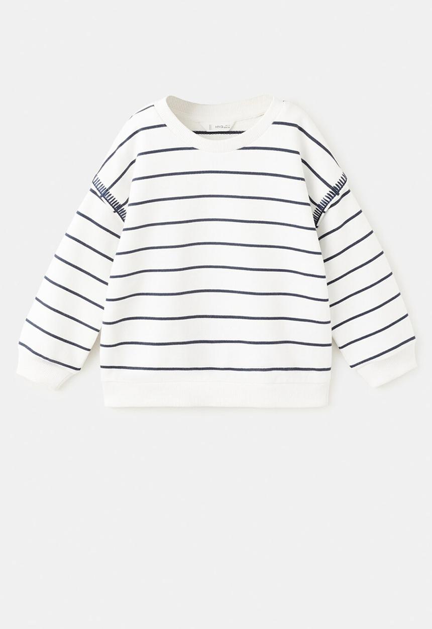 MANGO - Sweatshirt CONTRAST - Natural