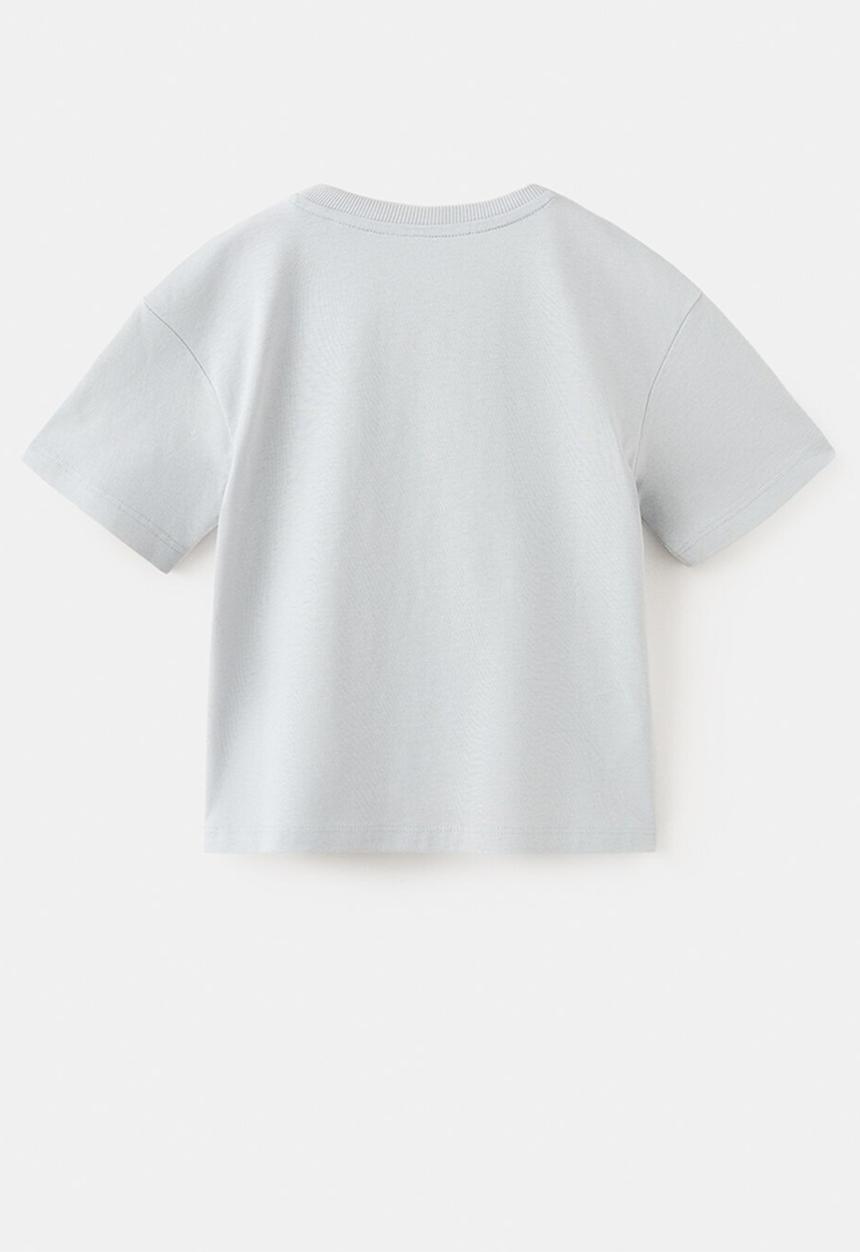 MANGO - T-Shirt FWHALE - Light/Pastel Blue