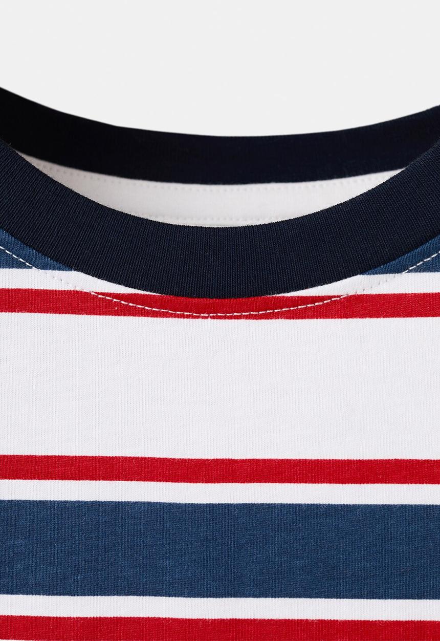 MANGO - T-shirt fmaritim - red