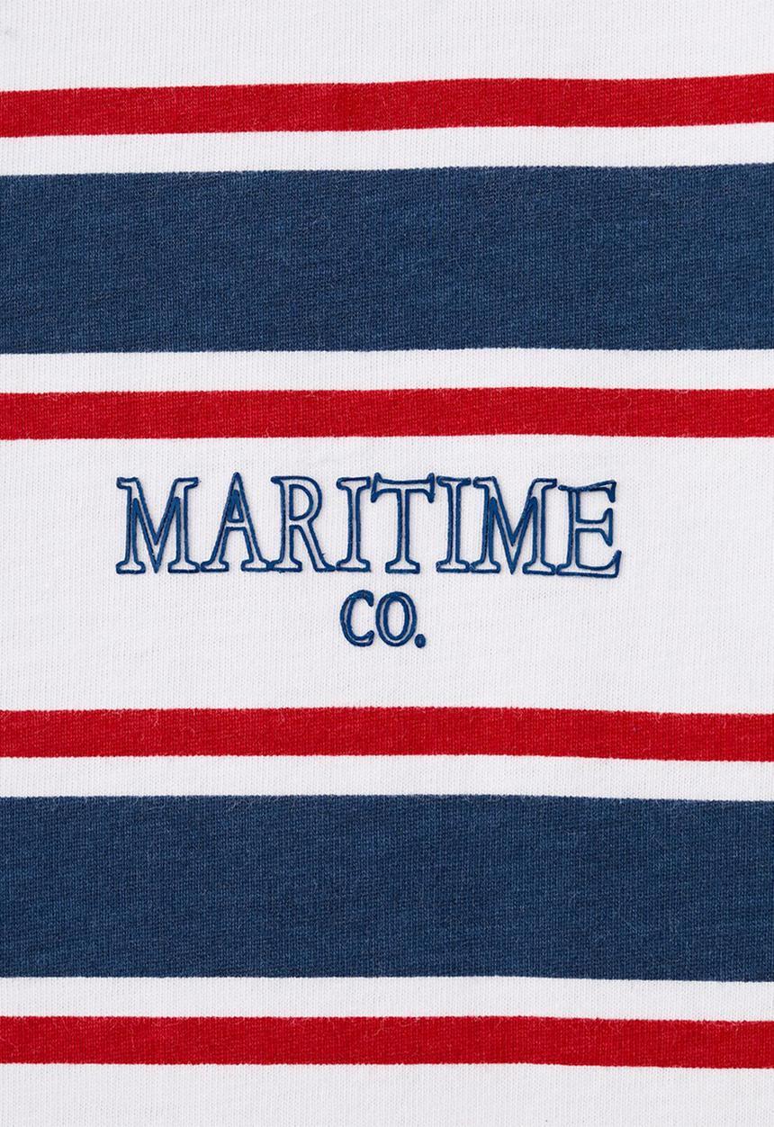 MANGO - T-shirt fmaritim - red