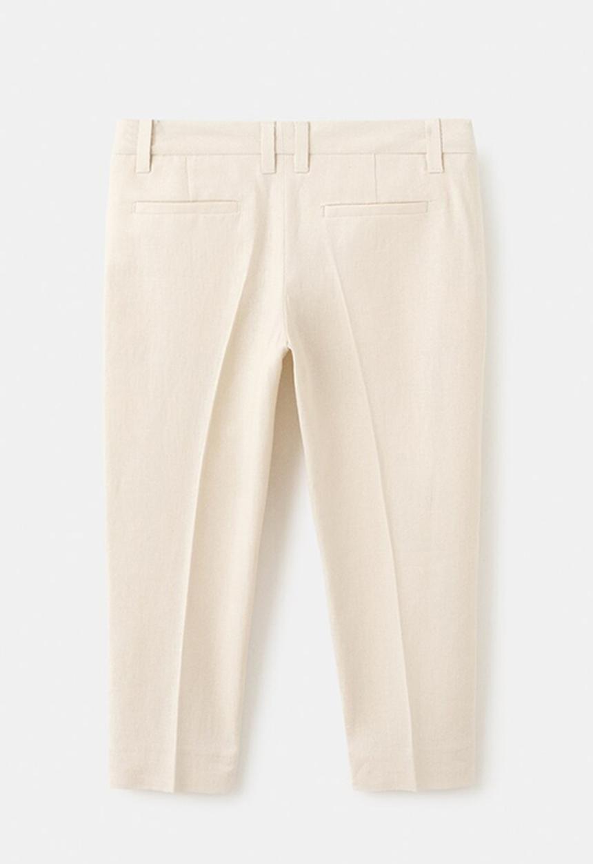 MANGO - Pantalon - Light Beige