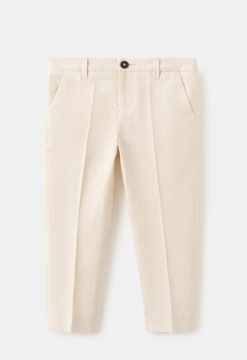 MANGO - Pantalon - Light Beige