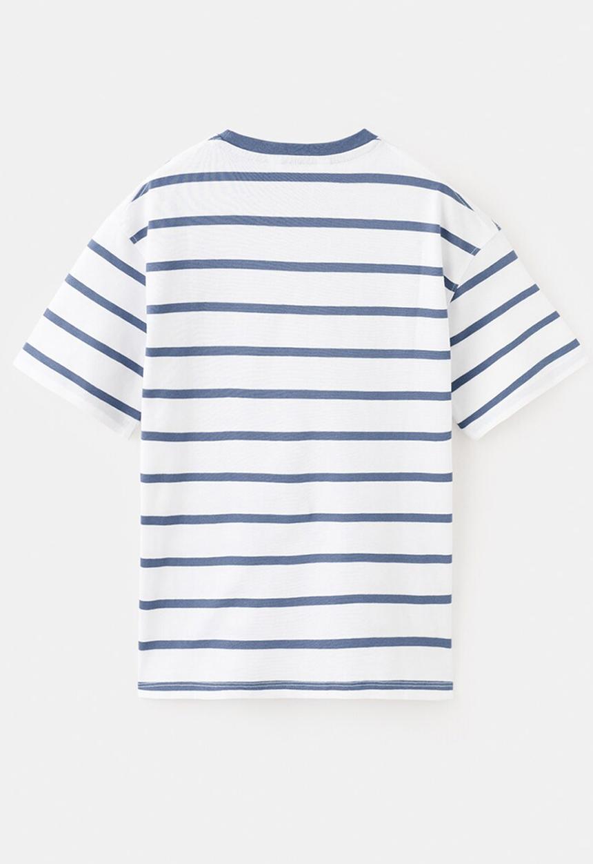 MANGO - T-shirt Fclassic - medium blue