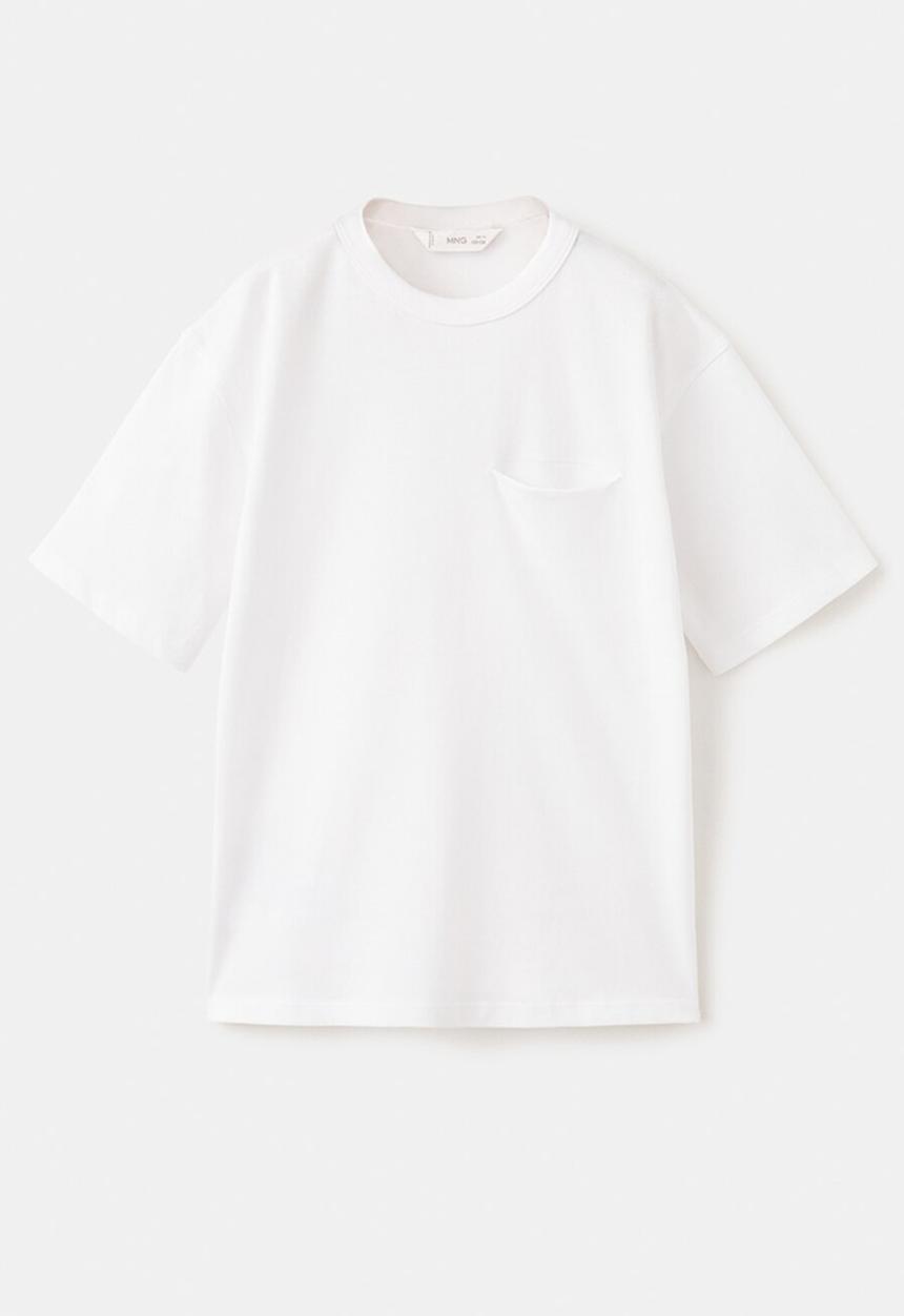 MANGO - T-shirt Basicmc - white