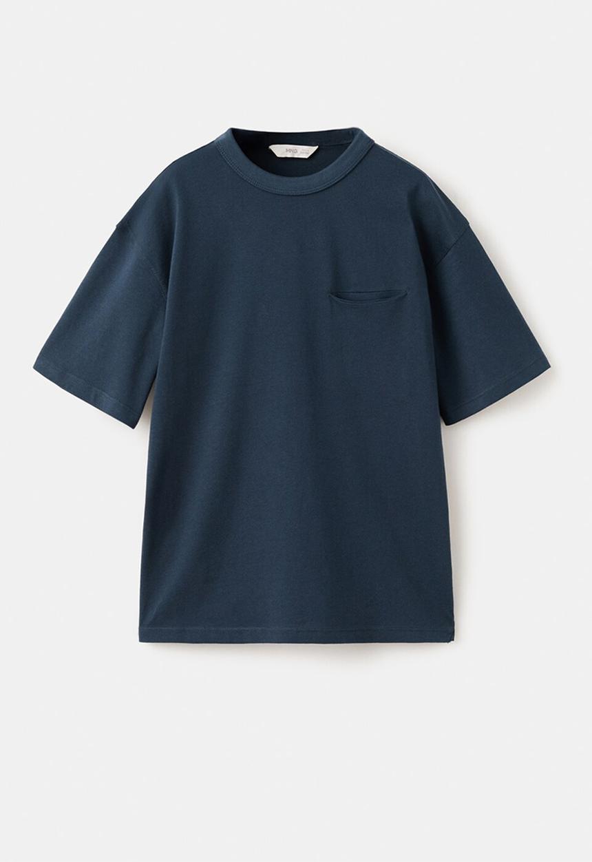 MANGO - T-shir Basicmc - navy