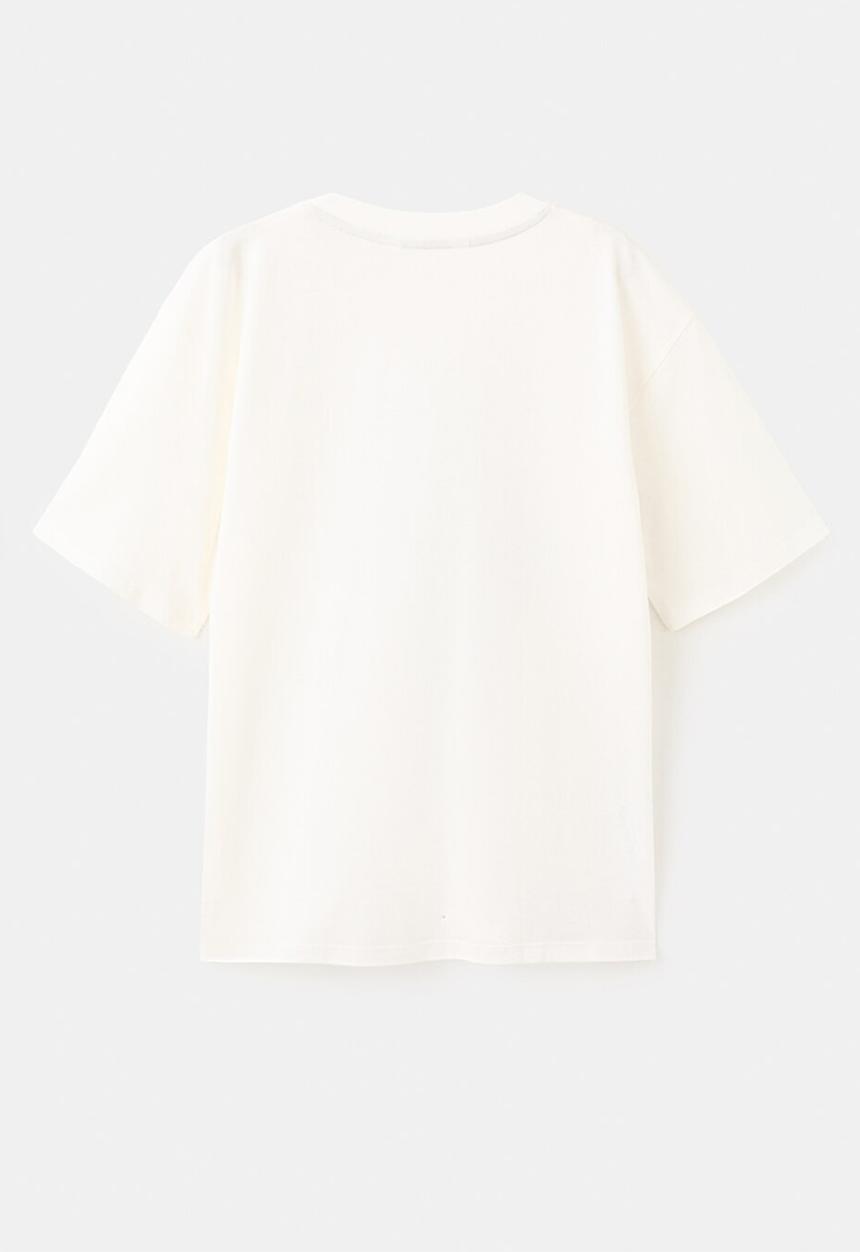 MANGO - T-shirt Eclimb - natuarl