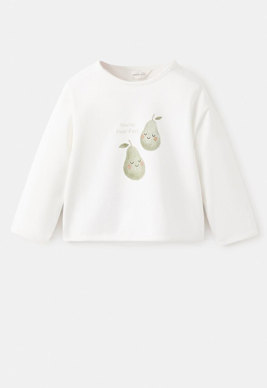 MANGO - Sudadera - Natural