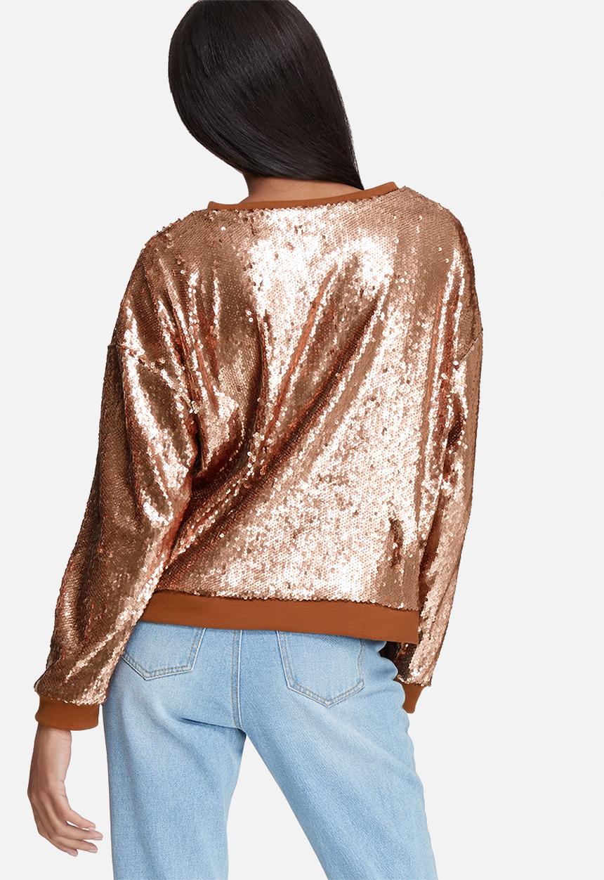 Daisy Street - Relaxed sequin sweat