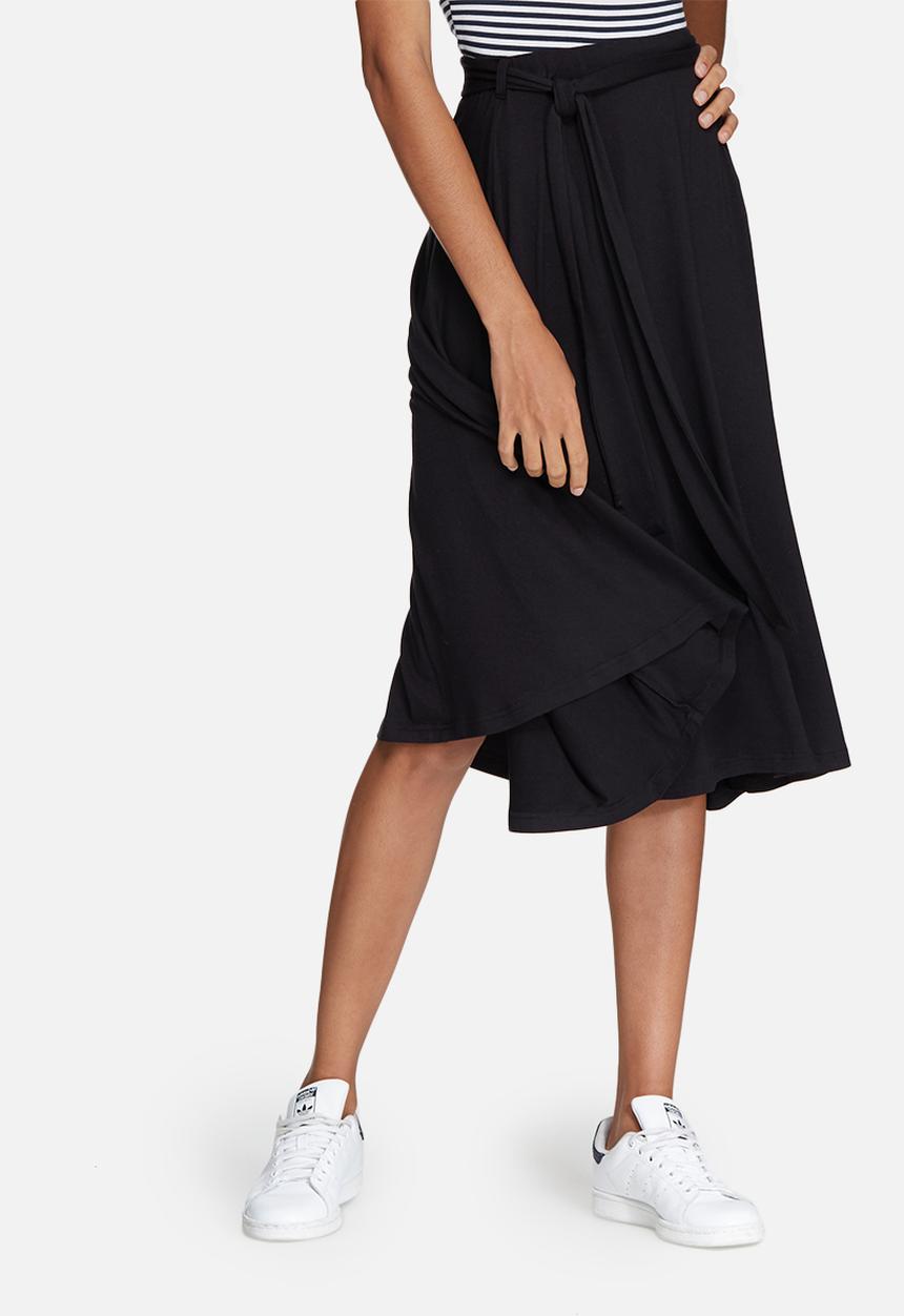 dailyfriday - Tie waist midi skirt