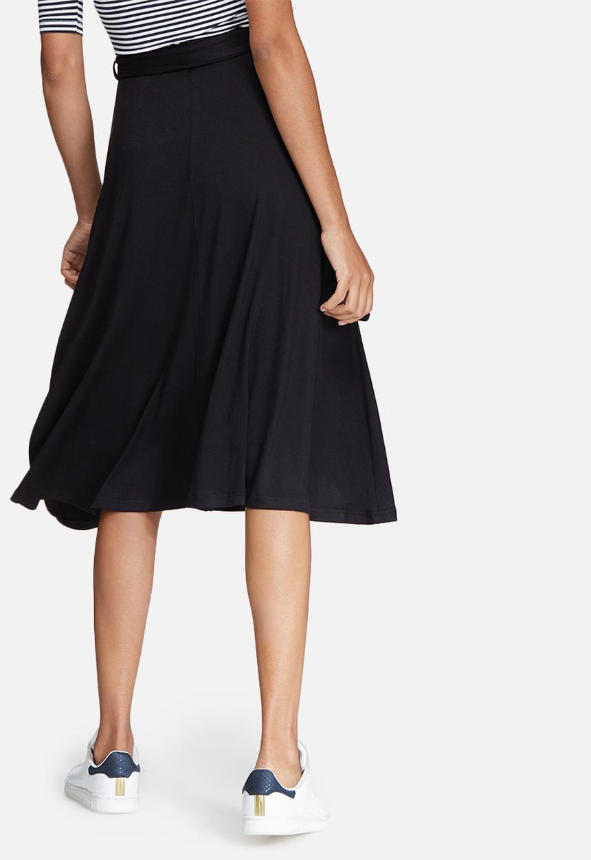 dailyfriday - Tie waist midi skirt