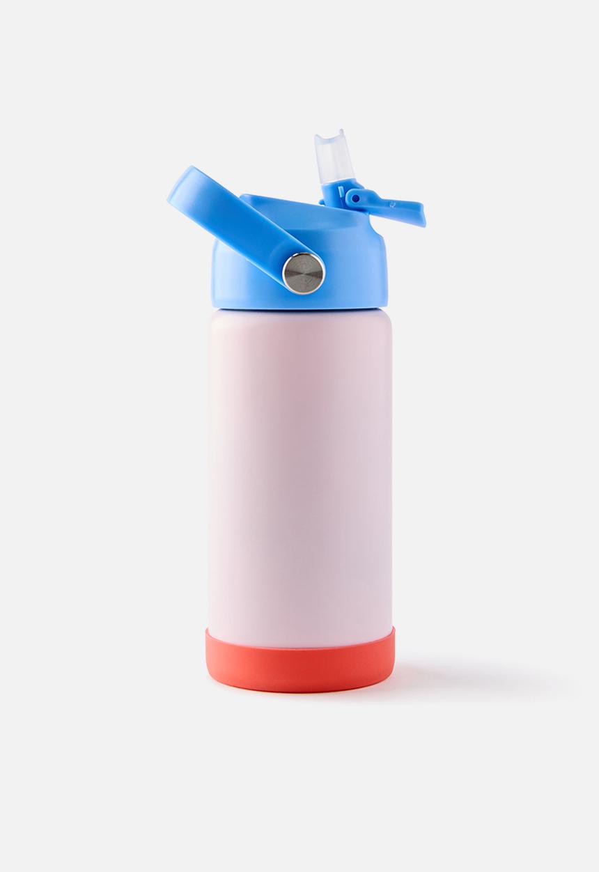 Cotton On - Kids Flip & Flow Drink Bottle - Tea Party Pink