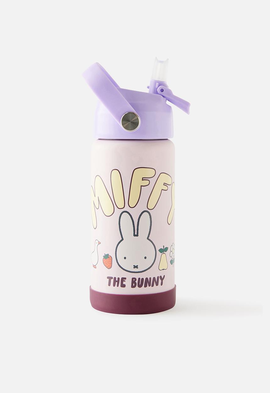 Cotton On - Kids Licensed Flip & Flow Drink Bottle - Lcn Mif Miffy/Tea Party Pink