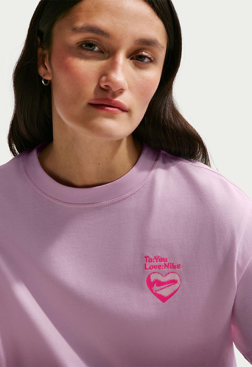 Nike - W Nsw Val Boxy Os Tee - Pink Foam