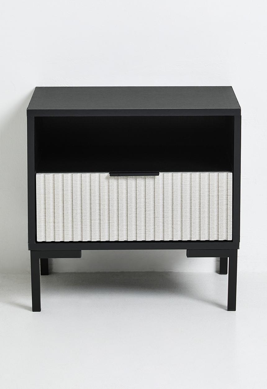 Sixth Floor - Carried Bedside Table- Black