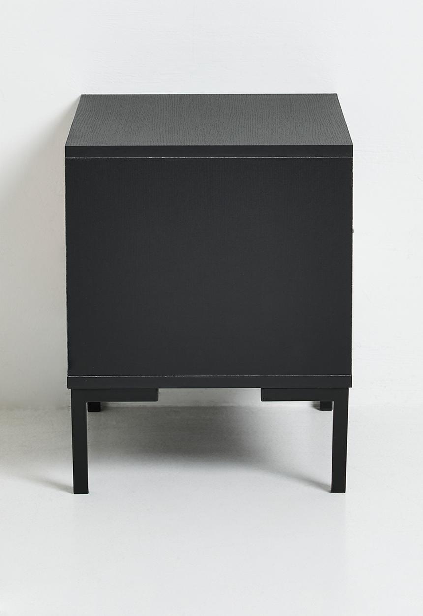 Sixth Floor - Carried Bedside Table- Black
