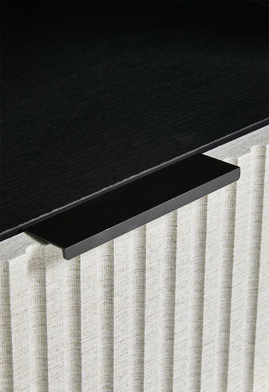 Sixth Floor - Carried Bedside Table- Black