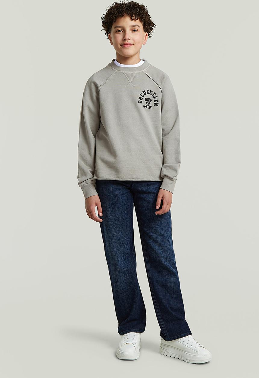G-STAR - Basic Coll Crew Sweater - Grey Alloy