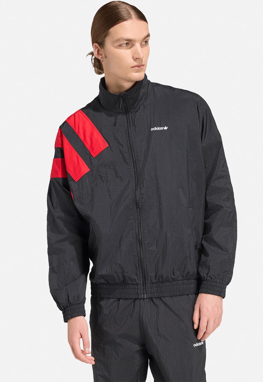 adidas Originals - Archive Blocked Track Top - Black/Red