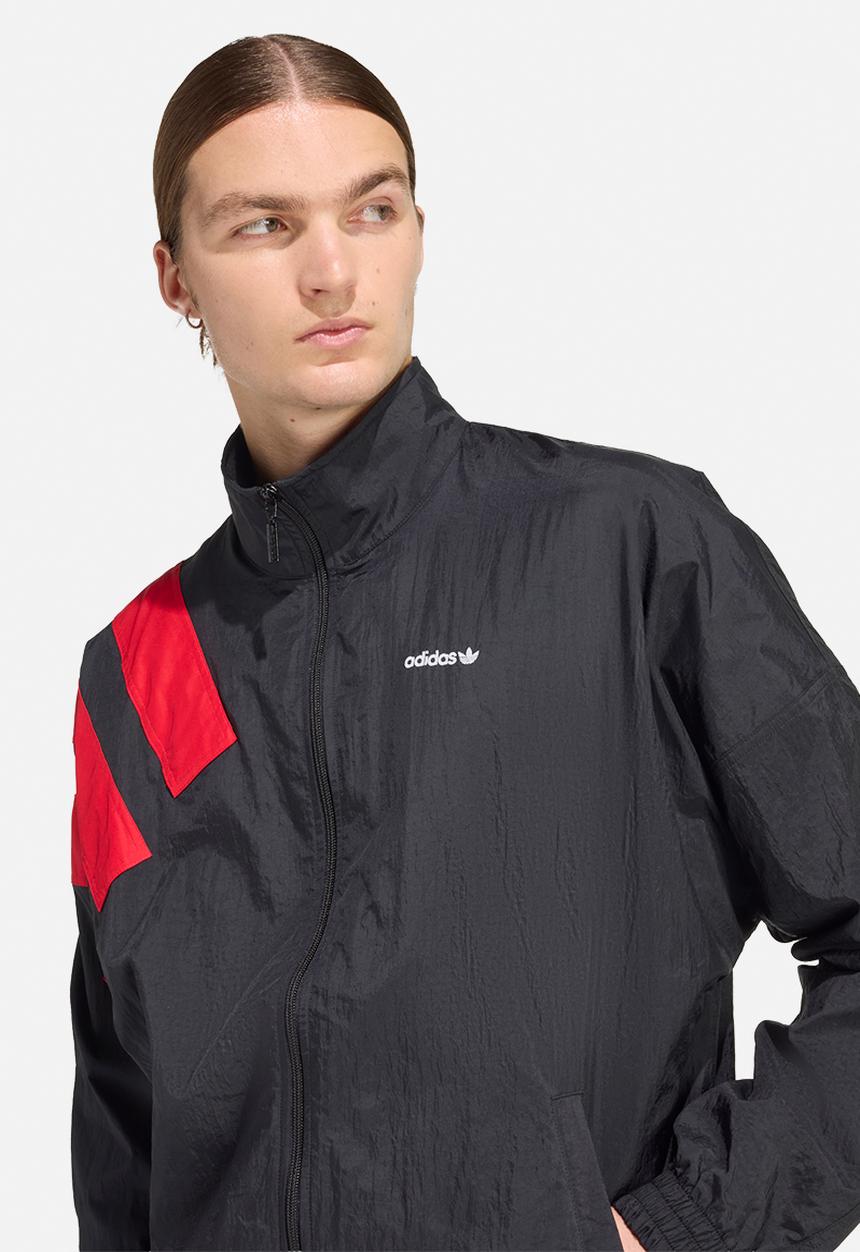 adidas Originals - Archive Blocked Track Top - Black/Red