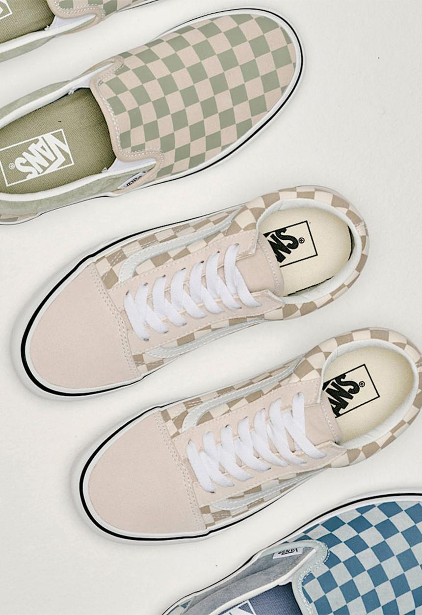 Vans - Old Skool - Checkerboard Oatmeal