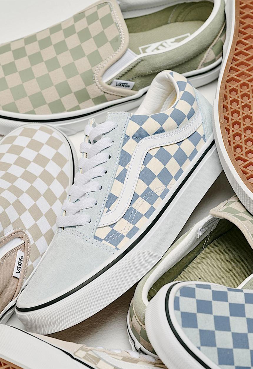 Vans - Old Skool - Checkerboard Dawn Mist
