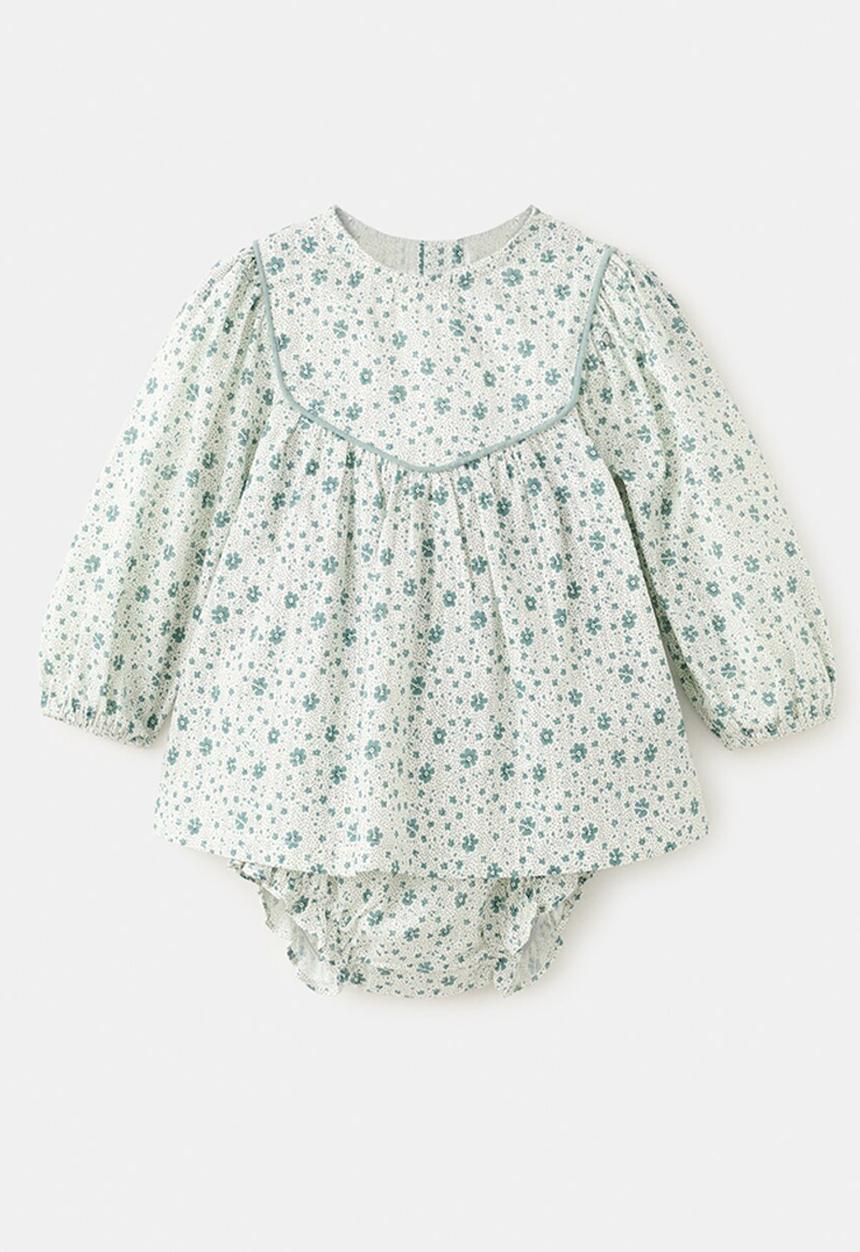 MANGO - Dress GARDEN - Green