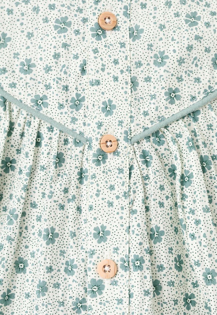 MANGO - Dress GARDEN - Green