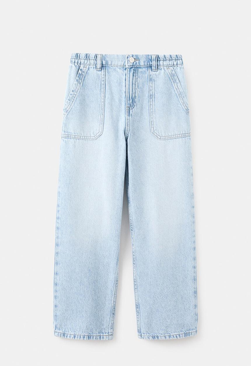 MANGO - Jeans UTILITY - Open Blue