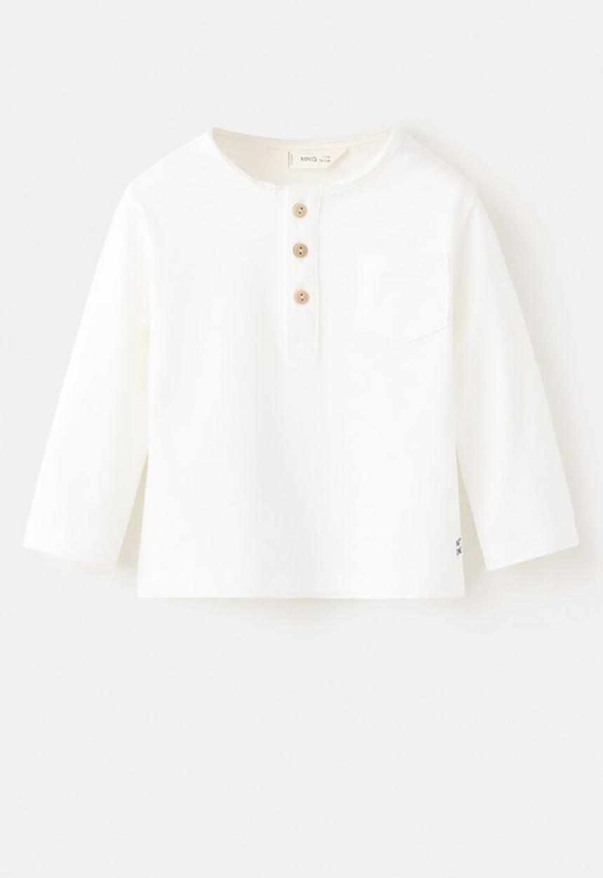 MANGO - Camiseta - Natural