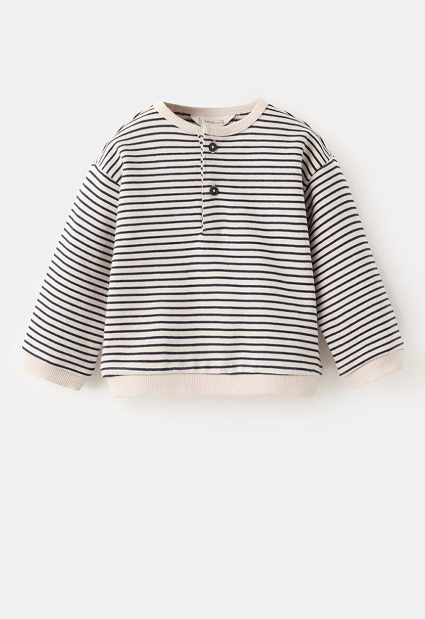 MANGO - Sweatshirt Marines - Light Beige.